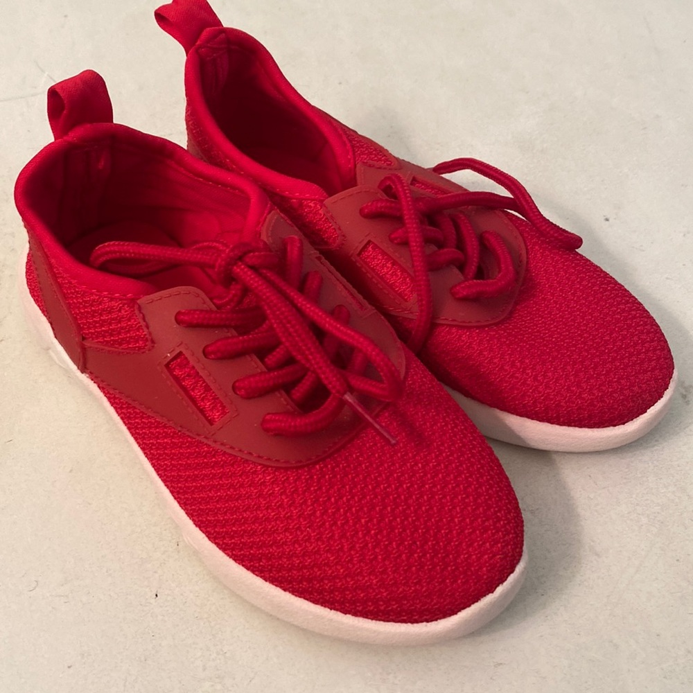 Pro Prayer red kids sneakers